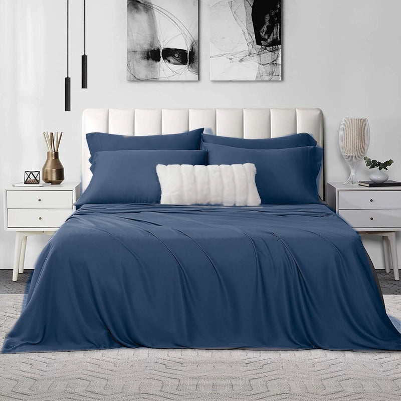 Nightfall Navy Bamboo Bedding Set