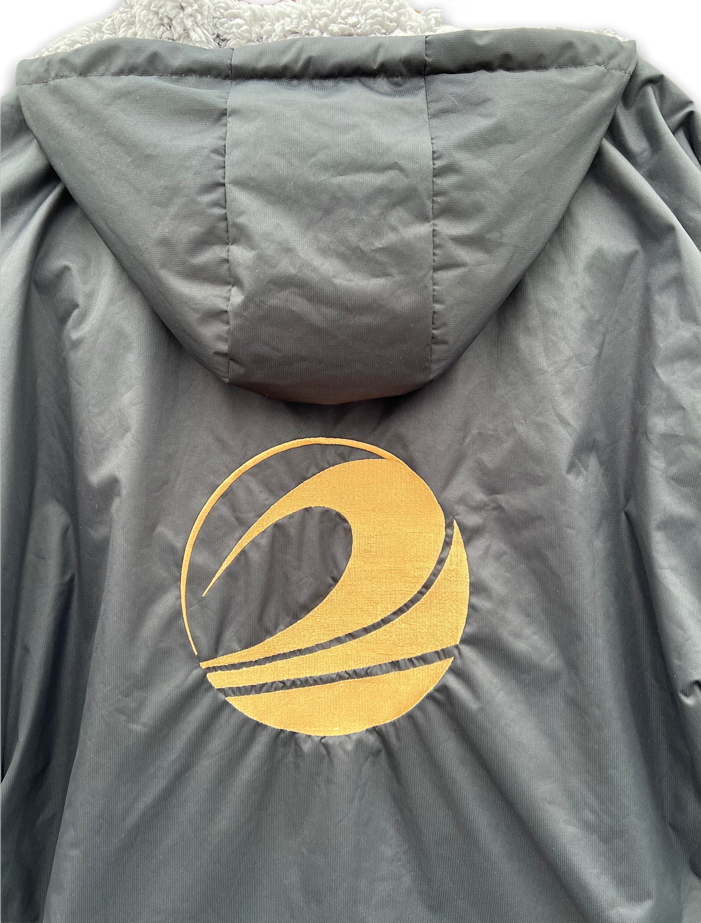 GF Large Dry Beach Changing Robe, Sherpa Fleece Lining - Waterproof, Windproof Oversized Coat - Swimming - Water-sports