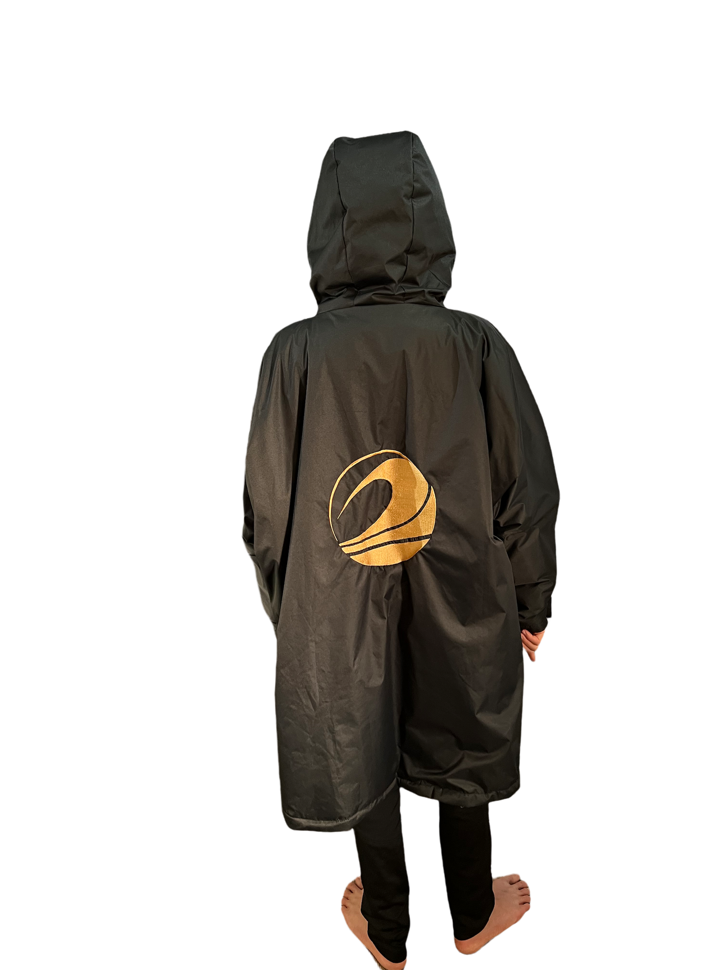 GF Large Dry Beach Changing Robe, Sherpa Fleece Lining - Waterproof, Windproof Oversized Coat - Swimming - Water-sports