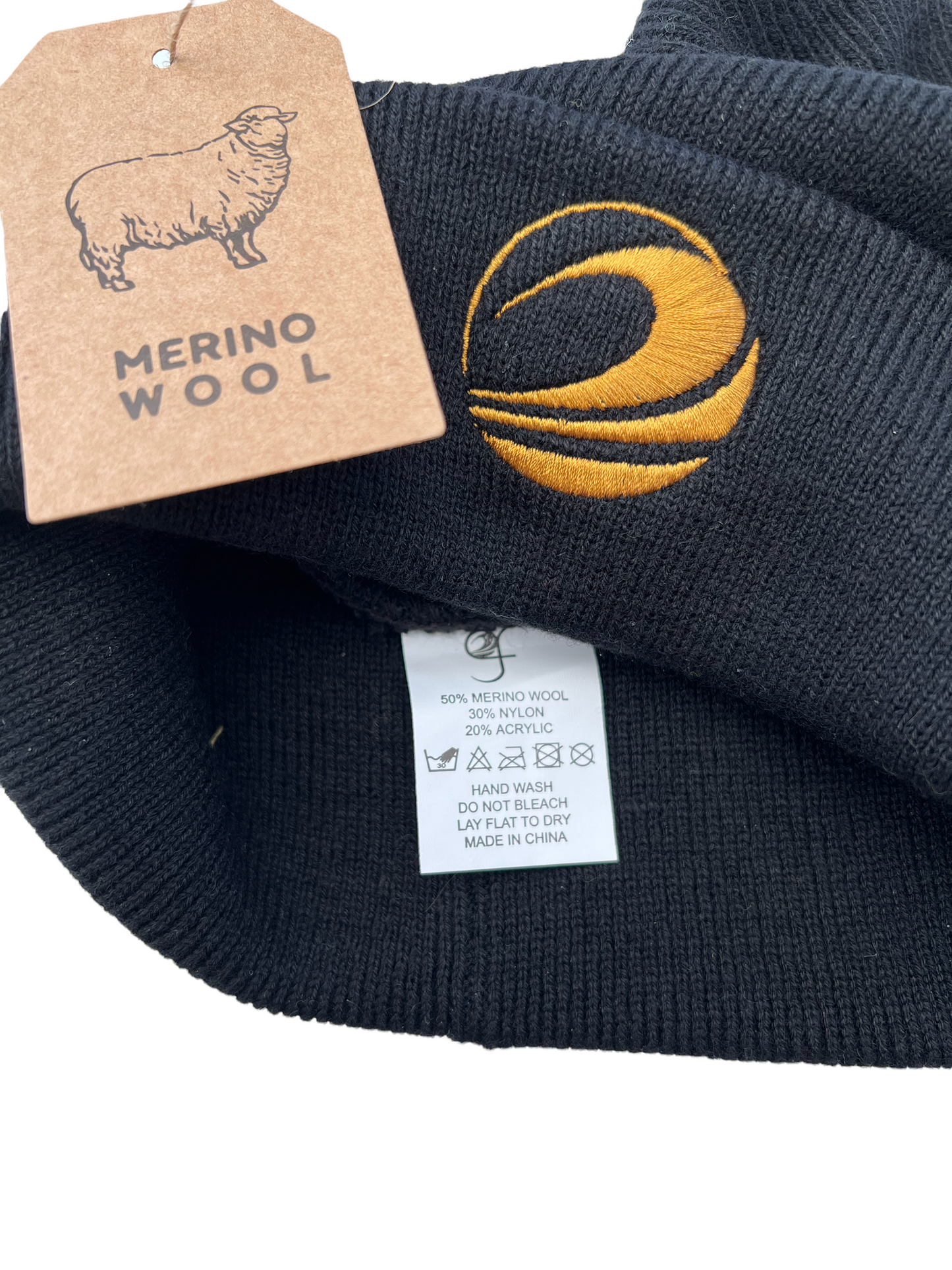 Golden Fleece Wave Marino Wool Beanies