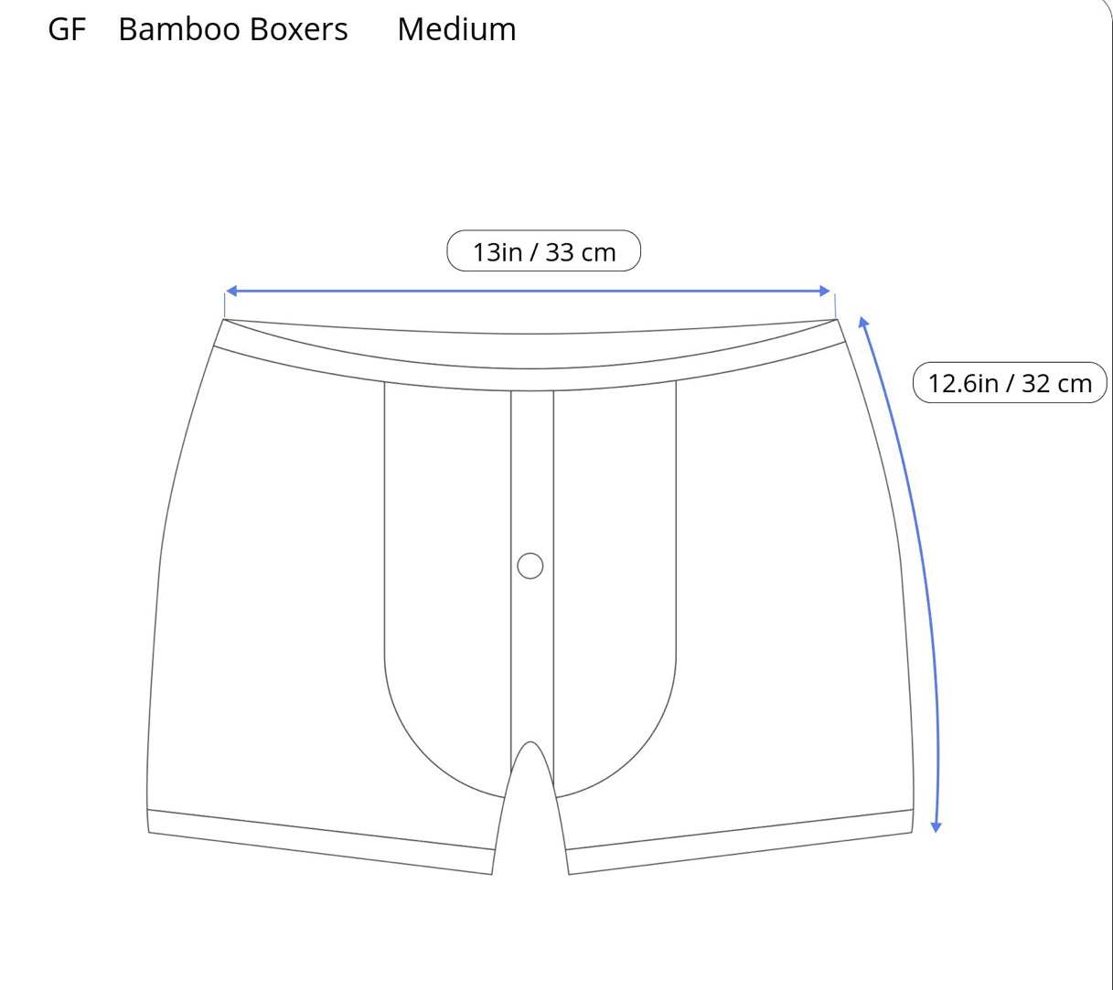 GF Bamboo 3 pairs x Boxer Shorts Super Soft Seamless