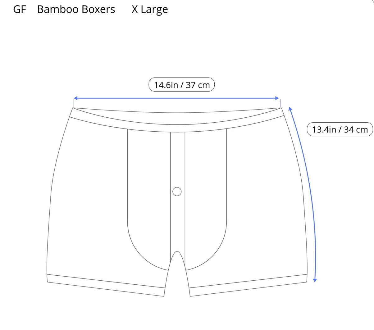 GF Bamboo 3 pairs x Boxer Shorts Super Soft Seamless