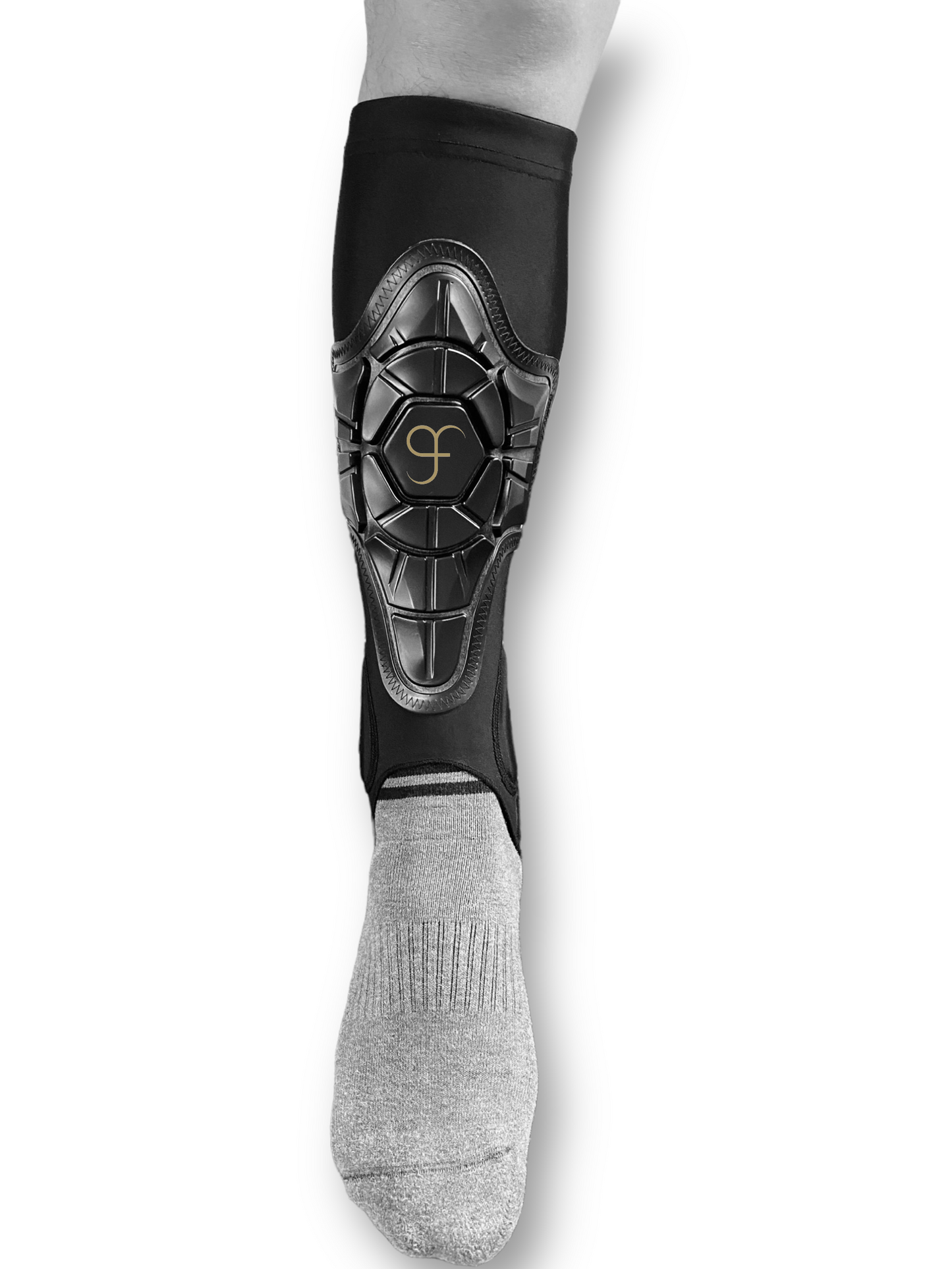 GF Sports Shin & Ankle Pads Reactive Protection Technology Comfortable Compression fit
