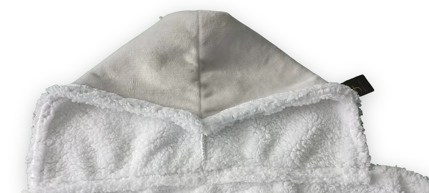 CwtchCape Sherpa fleece hoodie walkie blanket Adult 1 size fits all - 4 Colours