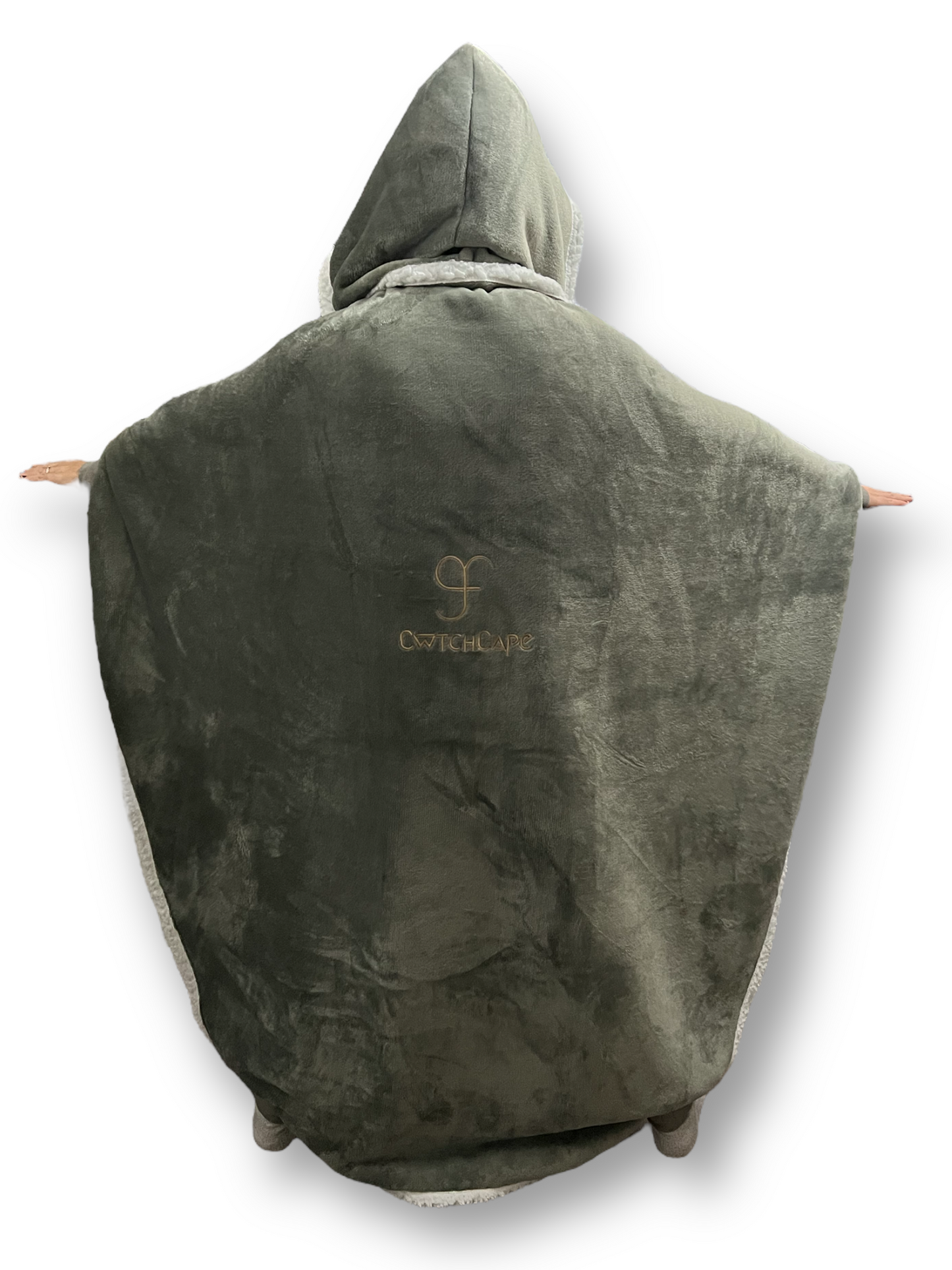 CwtchCape Sherpa fleece hoodie walkie blanket Adult 1 size fits all - 4 Colours