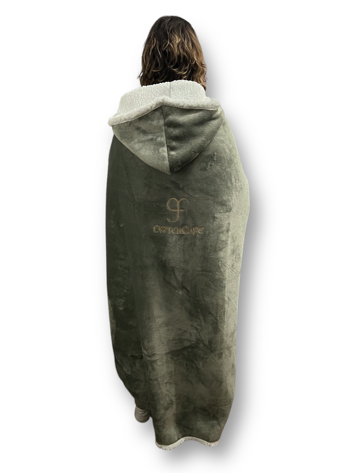 CwtchCape Sherpa fleece hoodie walkie blanket Adult 1 size fits all - 4 Colours