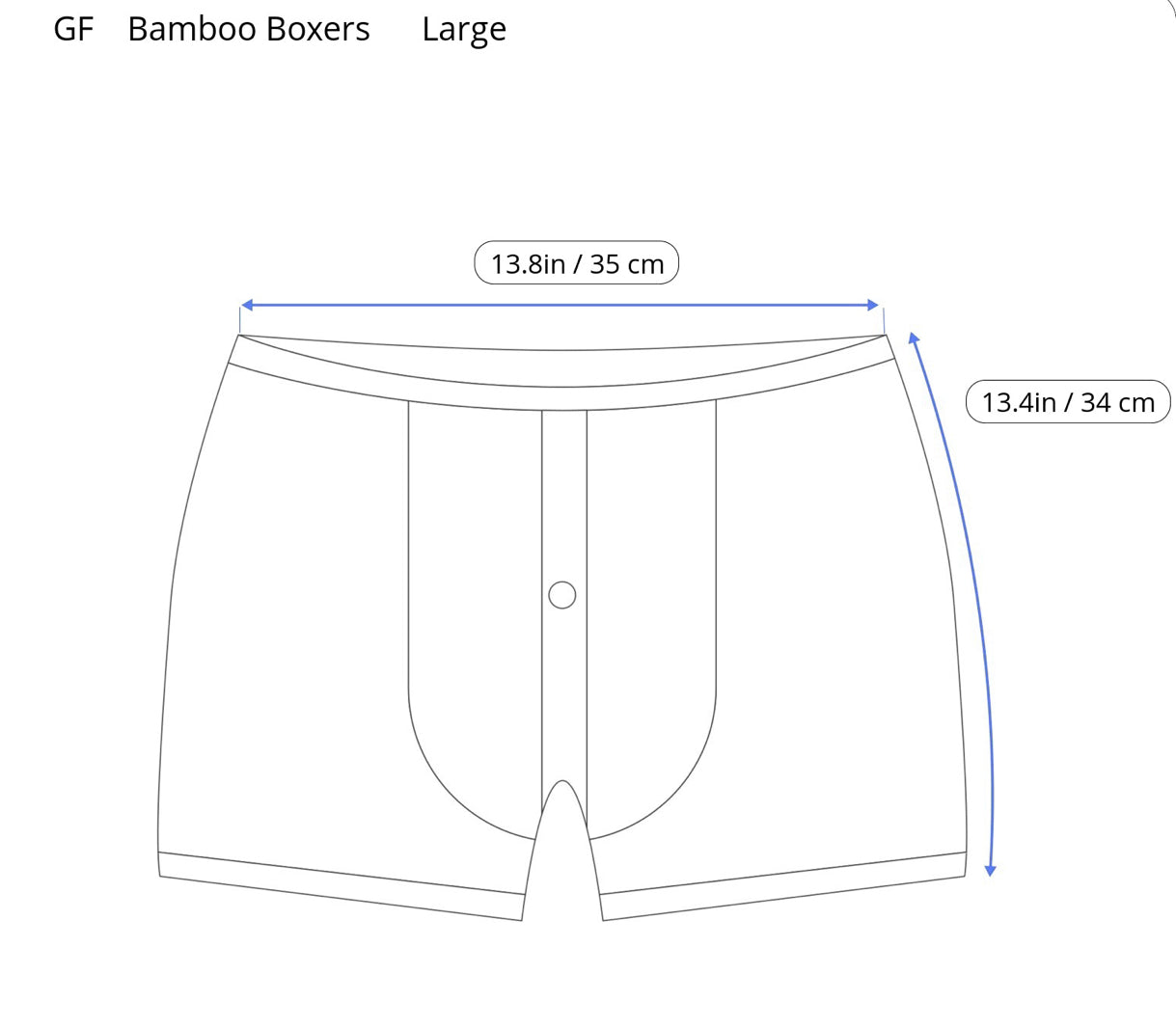GF Bamboo 3 pairs x Boxer Shorts Super Soft Seamless