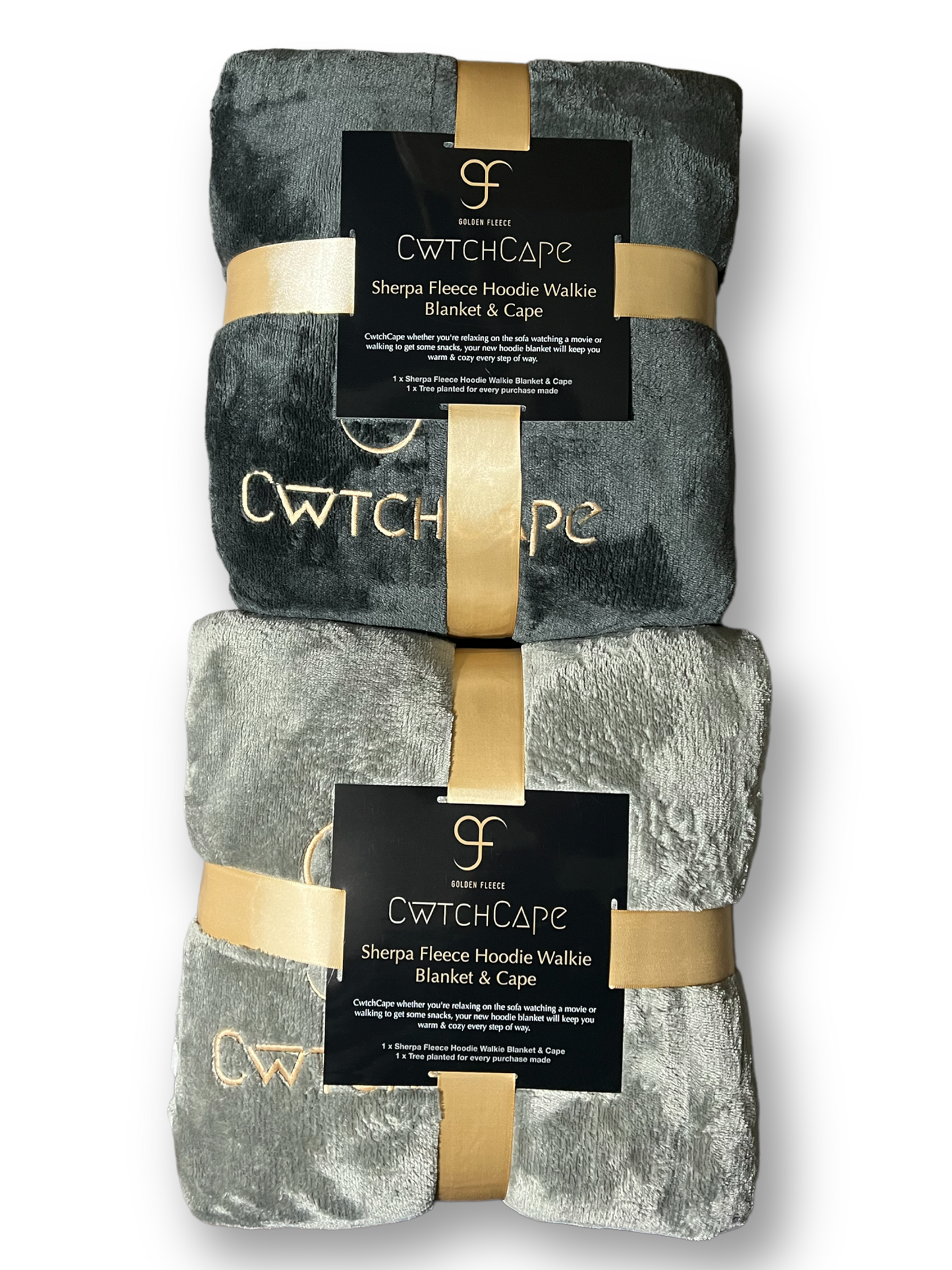 CwtchCape Sherpa fleece hoodie walkie blanket Adult 1 size fits all - 4 Colours