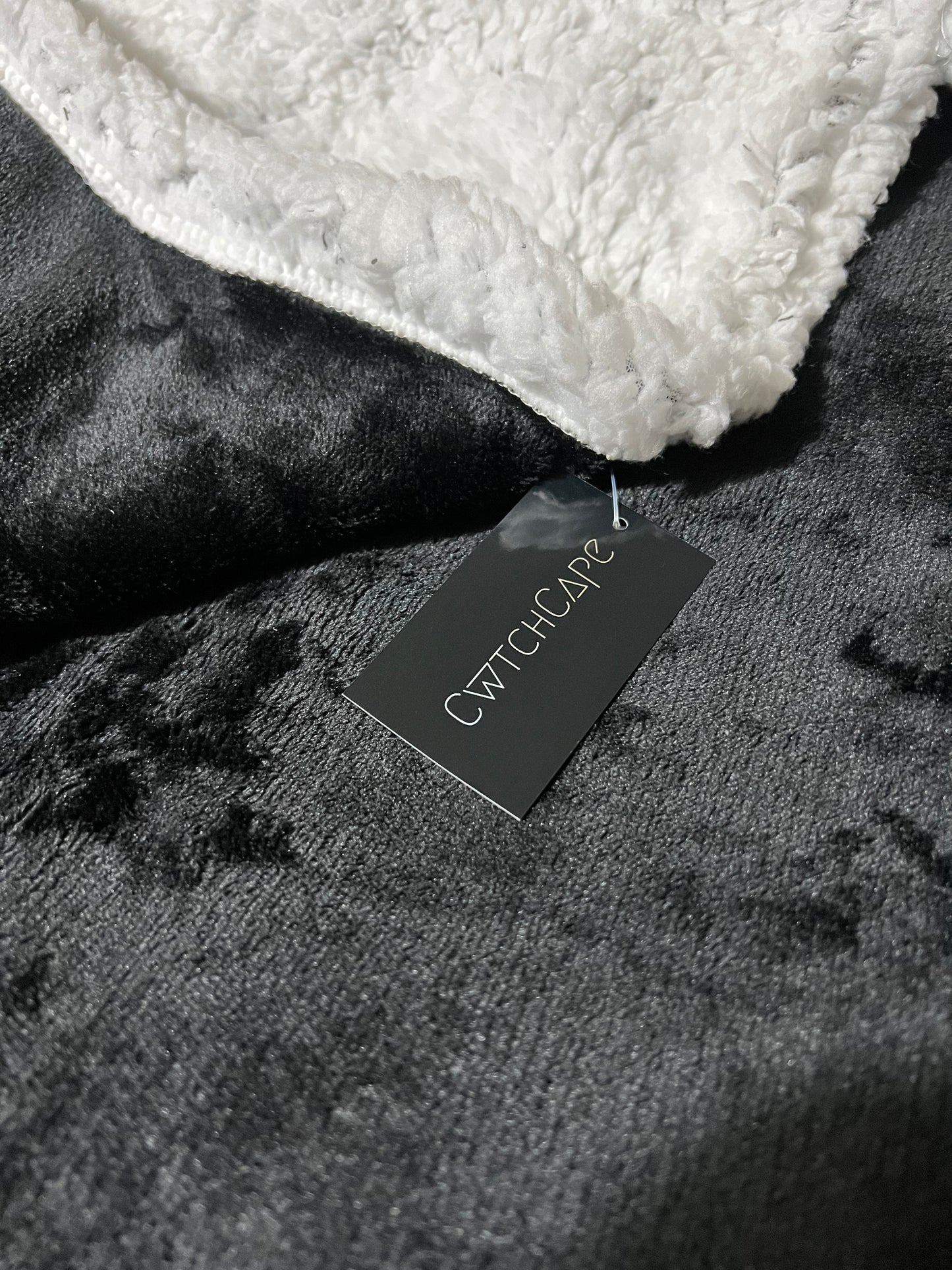CwtchCape Sherpa fleece hoodie walkie blanket Adult 1 size fits all - 4 Colours