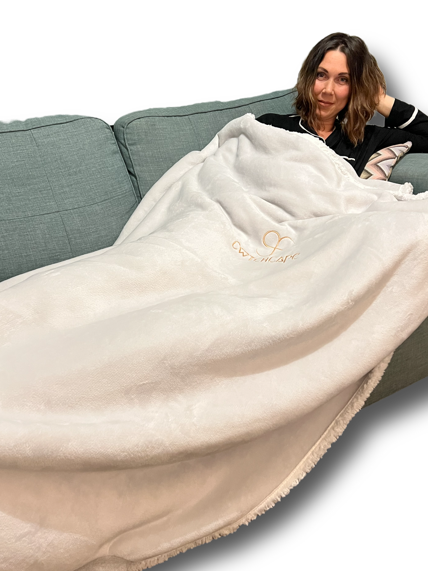 CwtchCape Sherpa fleece hoodie walkie blanket Adult 1 size fits all - 4 Colours