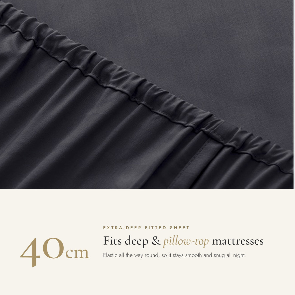 Slate Noir Bamboo Bedding Set
