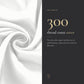 Pure White Bamboo Cot Bed Bedding Set