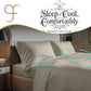 Evening Sandstone bamboo bedding set