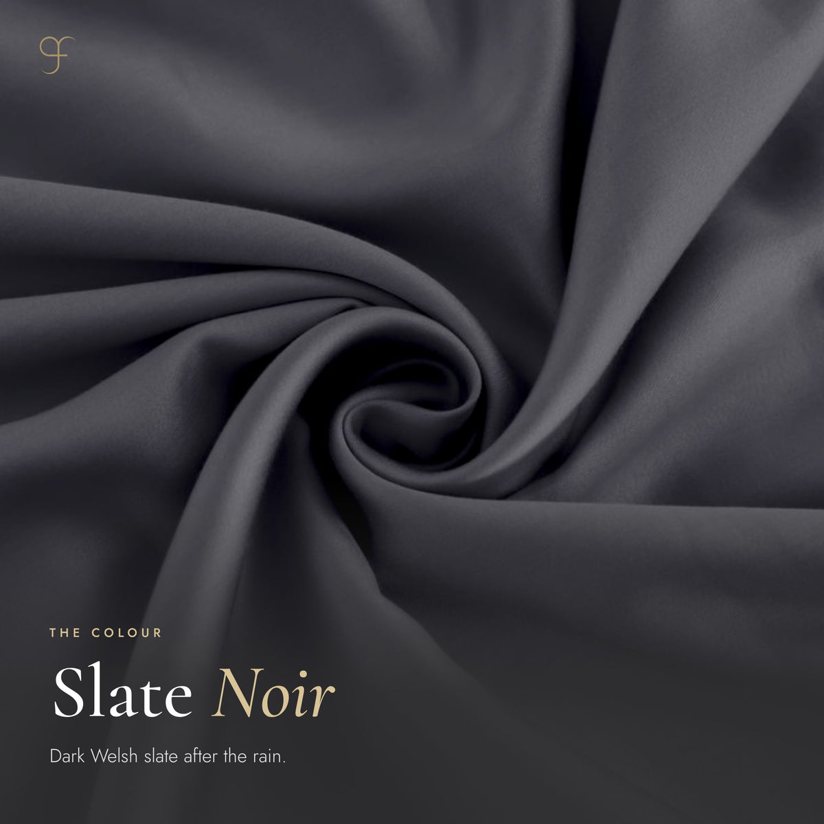 Slate Noir Bamboo Bedding Set
