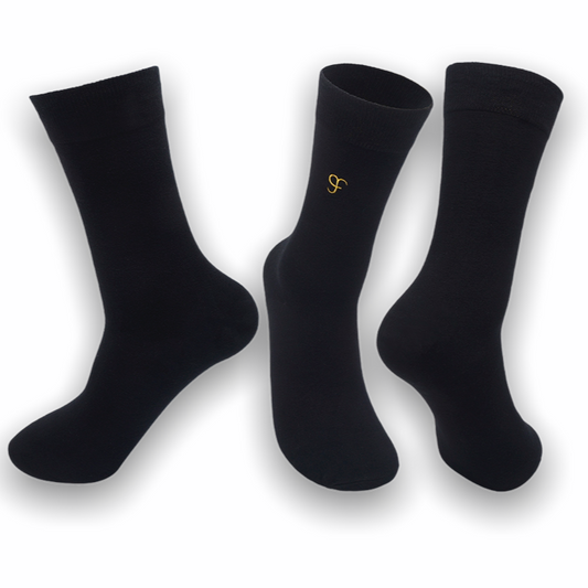 Bamboo Black Socks 3 pairs UK Size 6 to 10