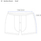 Small GF Luxury Bamboo Boxer Shorts & 3 x Pairs Bamboo Socks UK size 6-10 Magnetic Close Keepsake box