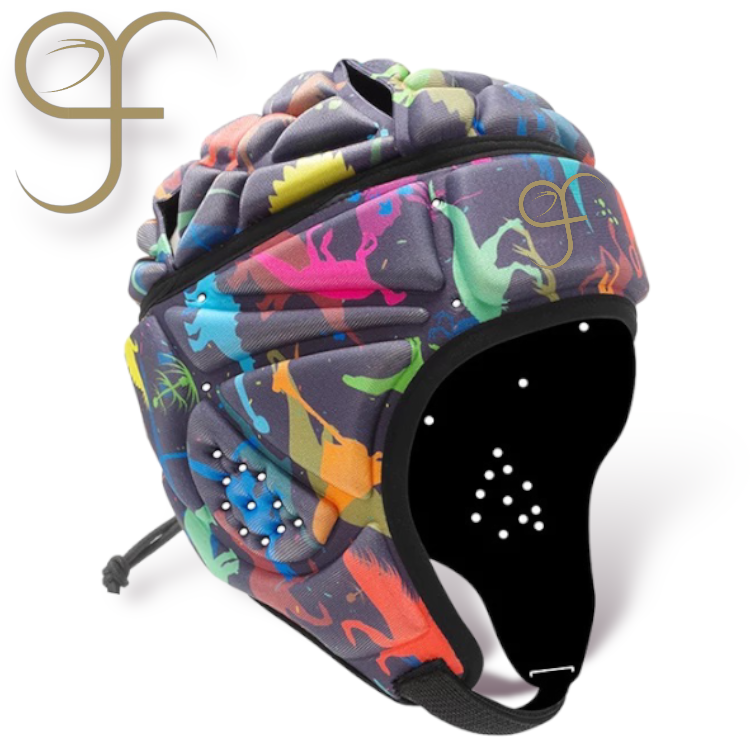 Sports Head Guards, Ages 6 - 16 years Protective Headgear, Padded Scrum Cap Helmet for Head Protection for Rugby