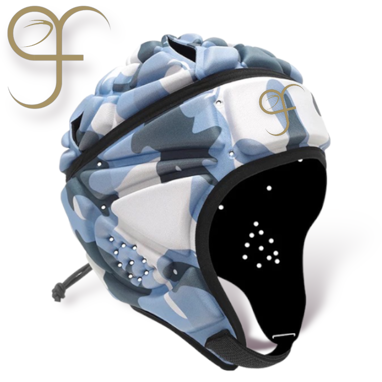 Sports Head Guards, Ages 6 - 16 years Protective Headgear, Padded Scrum Cap Helmet for Head Protection for Rugby