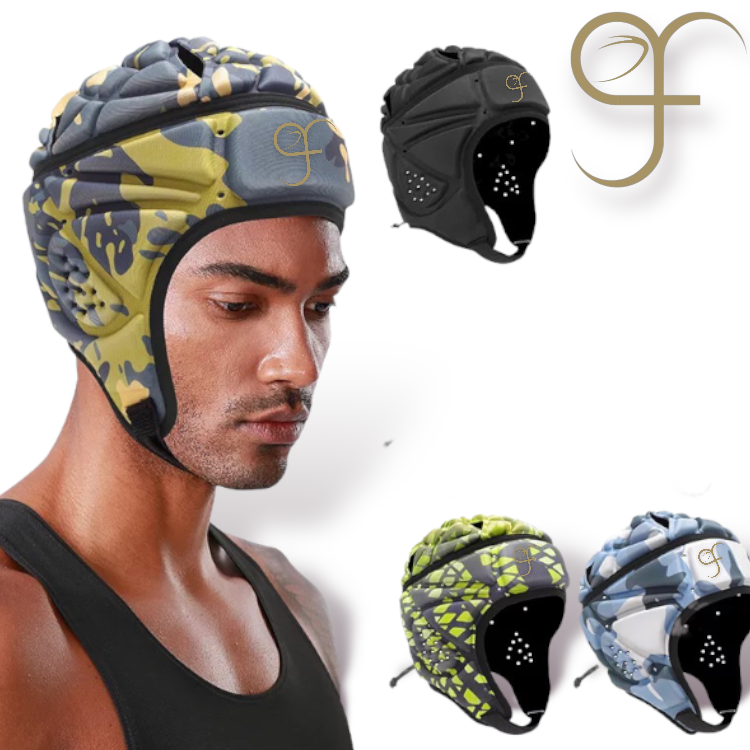Sports Head Guards, Ages 6 - 16 years Protective Headgear, Padded Scrum Cap Helmet for Head Protection for Rugby